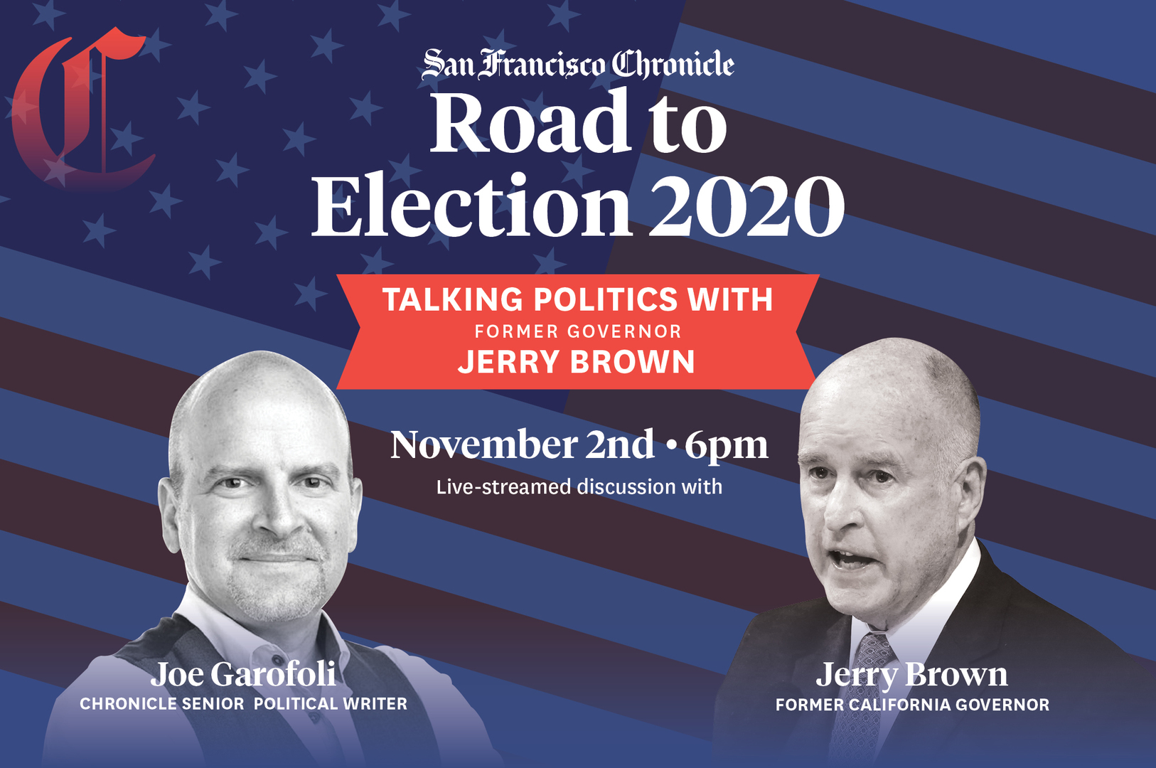Talking Politics with Jerry Brown, Virtual Event, United States