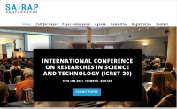 INTERNATIONAL CONFERENCE ON RESEARCHES IN SCIENCE AND TECHNOLOGY