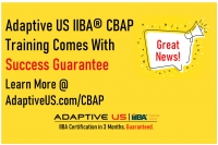 CBAP Training - 100% Success or 100% Refund - 400+ CBAPs - Live Online Weekend - USA, Canada, Europe