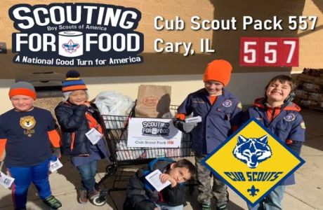 Scouting For Food - Cub Scout Pack 557 in Cary, Cary, Illinois, United States