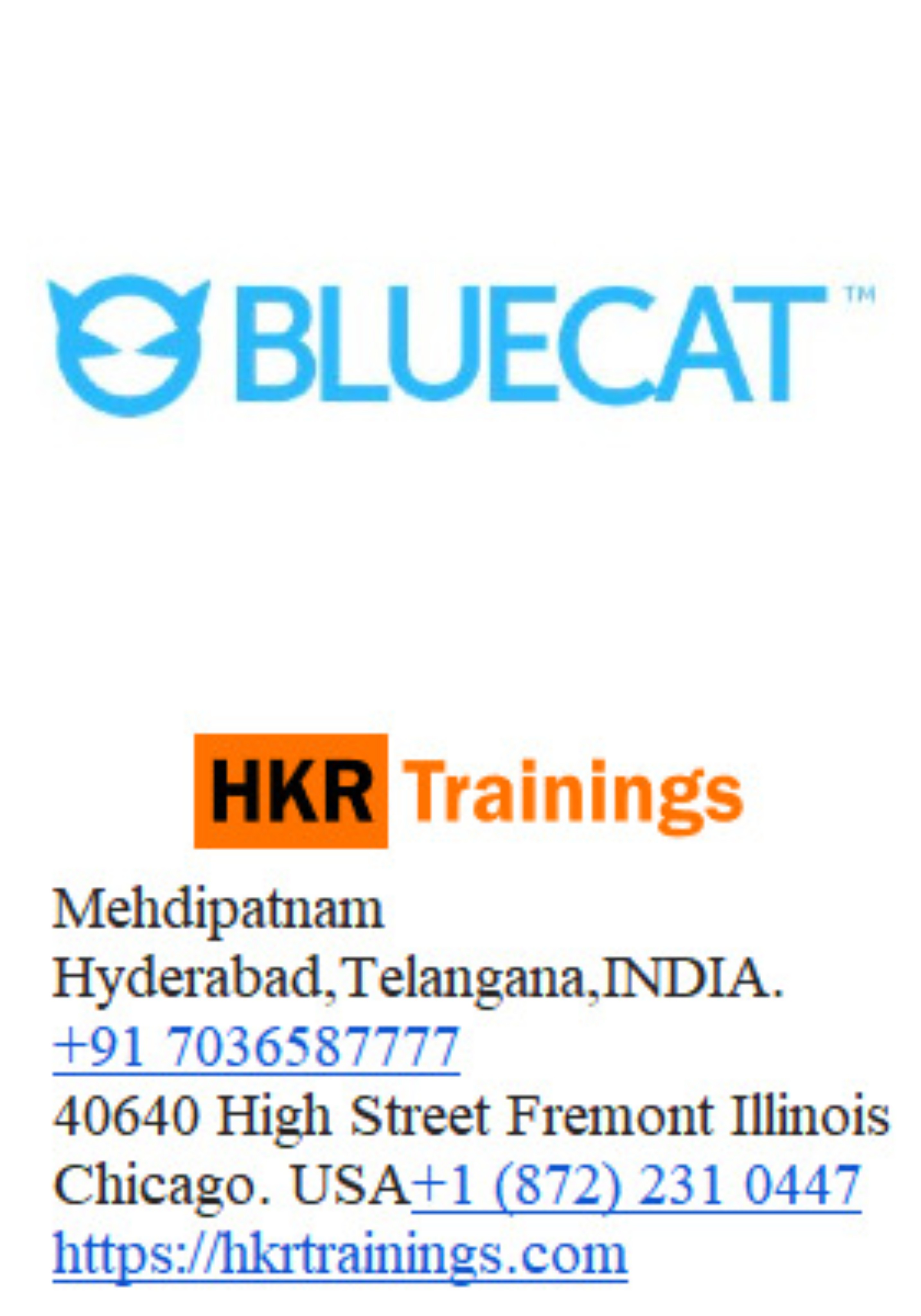 Bluecat Training, Hyderabad, Telangana, India