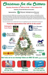 CHRISTMAS FOR THE CRITTERS for Florida Wild Mammal Association