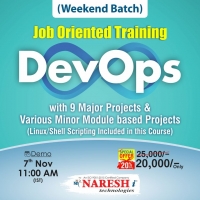 DevOps Weekend Online Training Demo on 7th November @ 11.00 AM (IST) By Real-Time Expert.