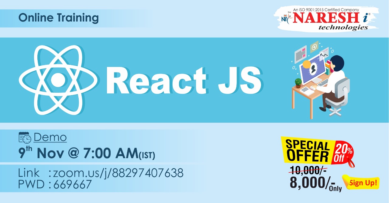 React JS Online Training Demo on 9th November @ 7.00 AM (IST) By Real-Time Expert., Hyderabad, Andhra Pradesh, India