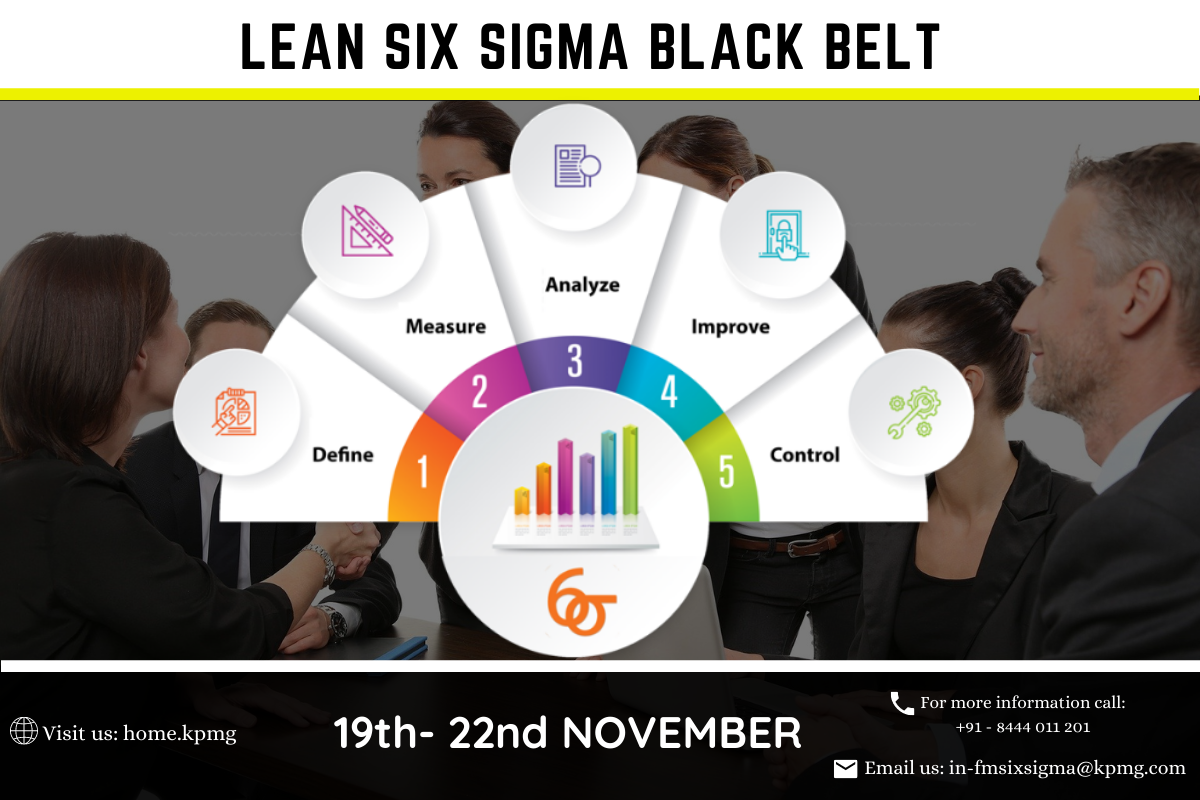 KPMG Online Lean Six Sigma Black Belt Training Program, New Delhi, Delhi, India
