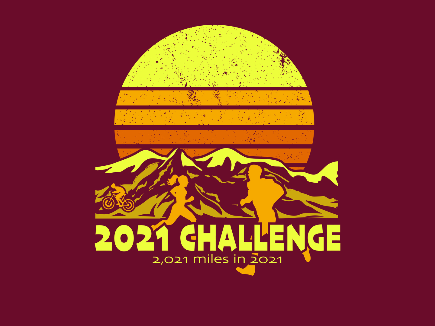 2021 Challenge ~ 2,021 Miles in 2021!, Online, United States