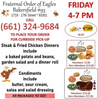 Friday Night Dinner at the Eagles