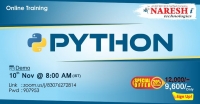Python Online Training Demo on 10th November @ 08.00 AM (IST) By Real-Time Expert.