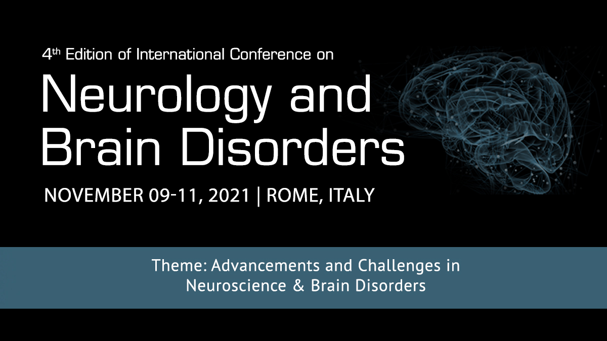 4th International Conference on Neurology and Brain Disorders, Holiday Inn Rome Aurelia, Italy