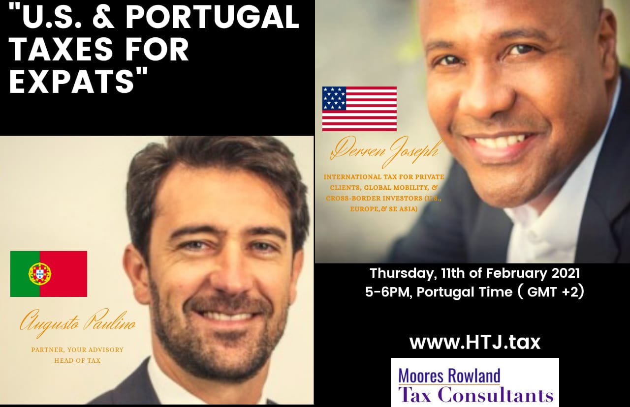 (WEBINAR) U.S/Portugal Taxes for Expats - Lisbon Portugal Time., Lisboa, Portugal