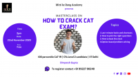 Masterclass - HOW TO CRACK CAT EXAM?