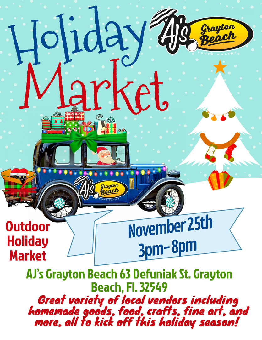 Holiday Pop Up Market, Santa Rosa Beach, Florida, United States