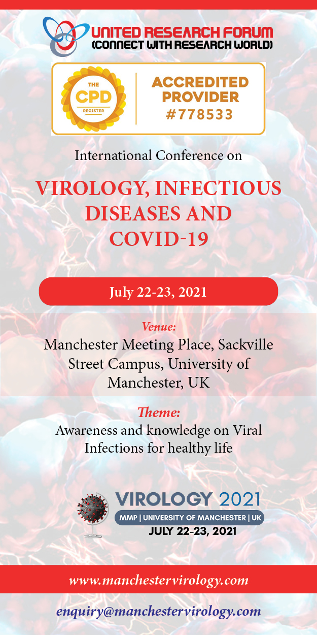 Virology, COVID-19, Infectious Diseases International Conference 2021, Manchester, England, United Kingdom