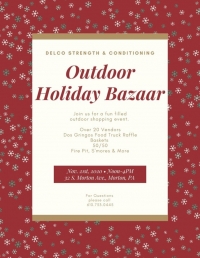 DSC OUTDOOR Holiday Shopping Bazaar