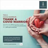Joy of Giving - PAID SCHOLARSHIPS FOR COVID WARRIORS