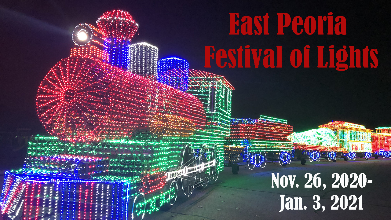 Folepi's Winter Wonderland drive-through display, East Peoria, Illinois, United States