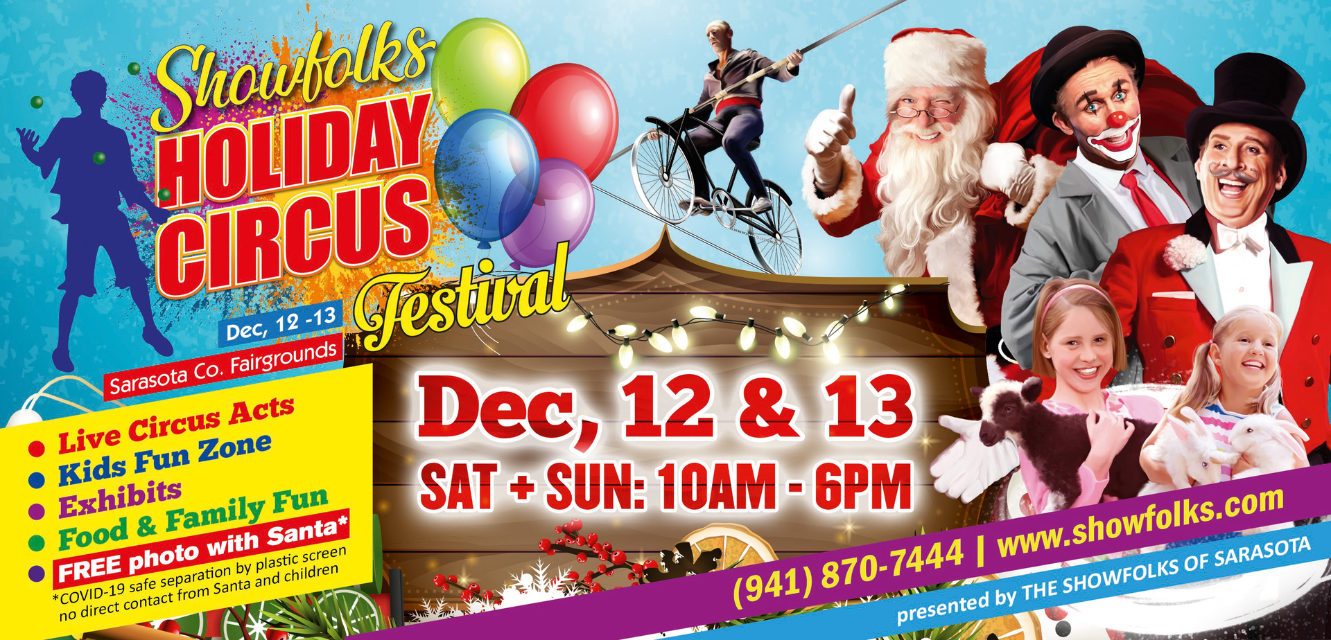 Showfolks Holiday Circus Festival, Sarasota, Florida, United States