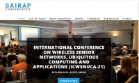 INTERNATIONAL CONFERENCE ON WIRELESS SENSOR NETWORKS, UBIQUITOUS COMPUTING AND APPLICATIONS