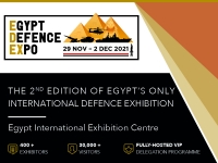 Egypt Defence Expo (EDEX), 29 Nov - 2 Dec 2021, Cairo Egypt