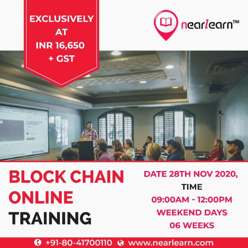 Blockchain online training 28th Nov, Bangalore, Karnataka, India