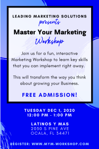 Master Your Marketing Workshop
