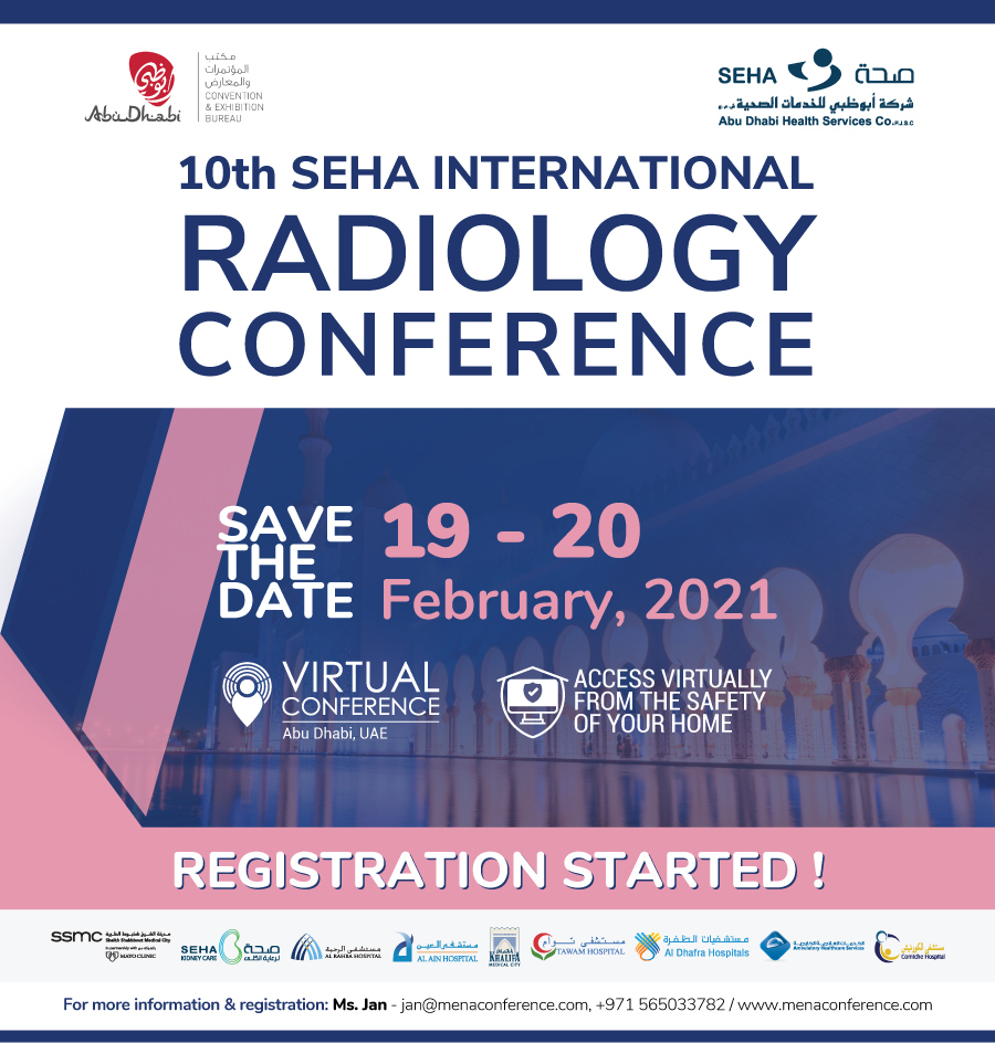 (VIRTUAL CONFERENCE) 10th SEHA International Radiology Conference, Online, United Arab Emirates