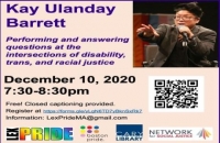 Kay Ulanday Barrett: Performing at the Intersections of Disability, Trans, and Racial Justice