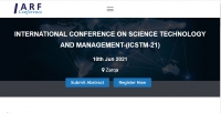 INTERNATIONAL CONFERENCE ON SCIENCE TECHNOLOGY AND MANAGEMENT