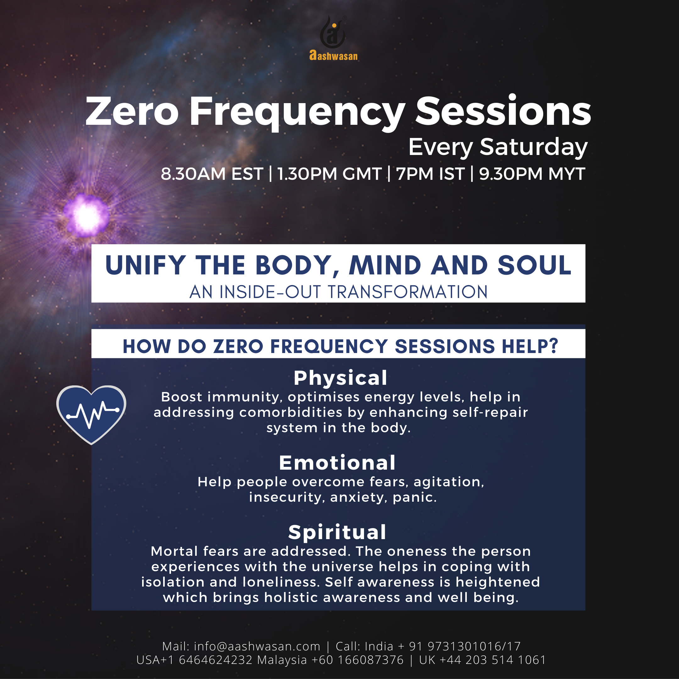 Zero Frequency Session to Align Body, Mind and Soul, Mumbai, Maharashtra, India