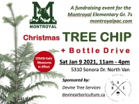 Montroyal Christmas Tree Chip + Bottle Drive