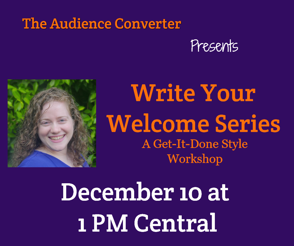 Write Your Welcome Series:  A 3 Hour, Get-It-Done Style Workshop, Washington,Washington, D.C,United States
