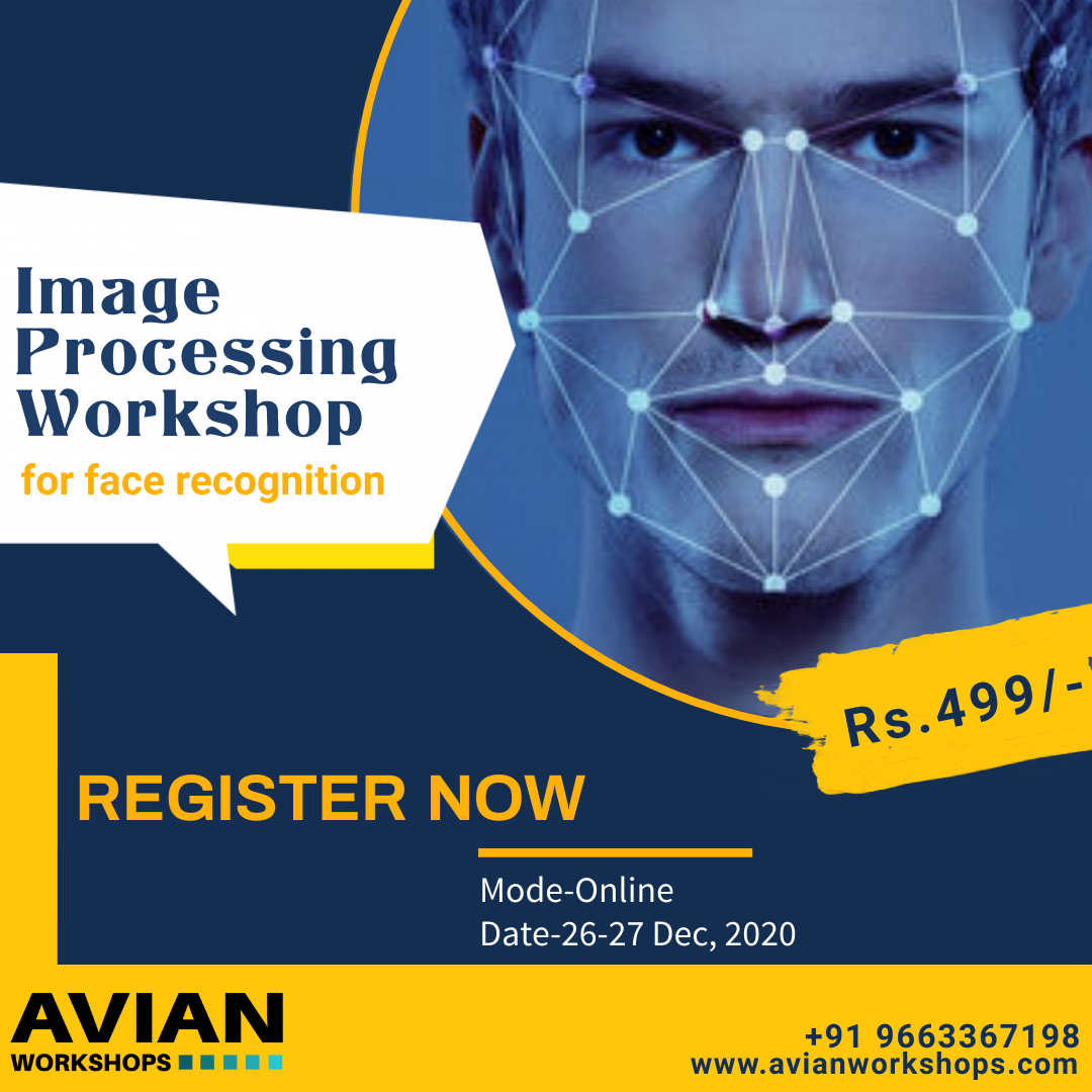 Image processing workshop for face recognition, Bangalore, Karnataka, India