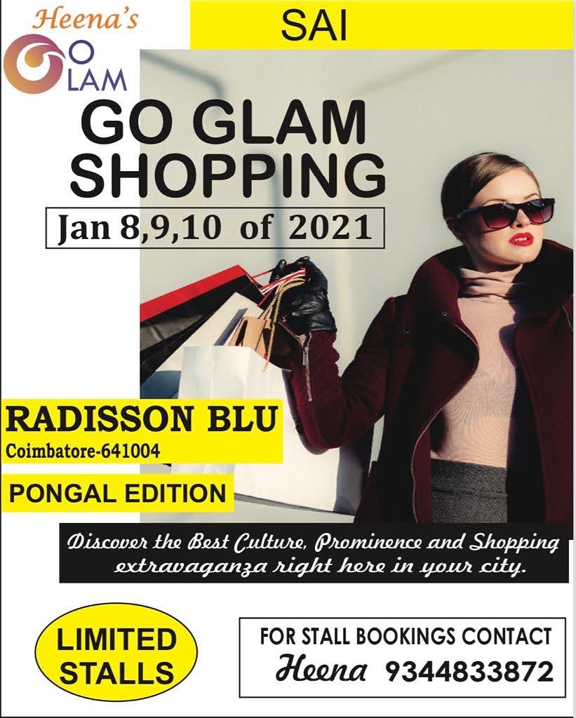 Go glam shopping exhibition, Coimbatore, Tamil Nadu, India