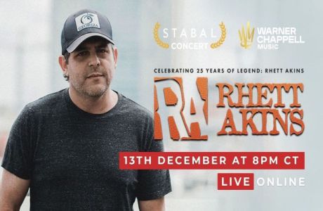 Rhett Akins Live Online Concert December 13th, Nashville, Tennessee, United States