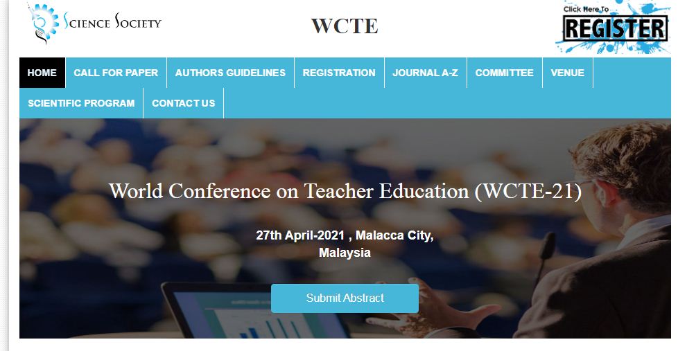 World Conference on Teacher Education, GEORGE TOWN, MALAYSIA, Malaysia