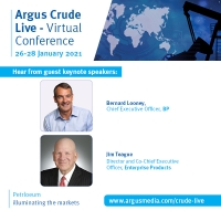 Argus Crude Live - Virtual Conference | Online Conference and Networking Event | 26-28 January 2021
