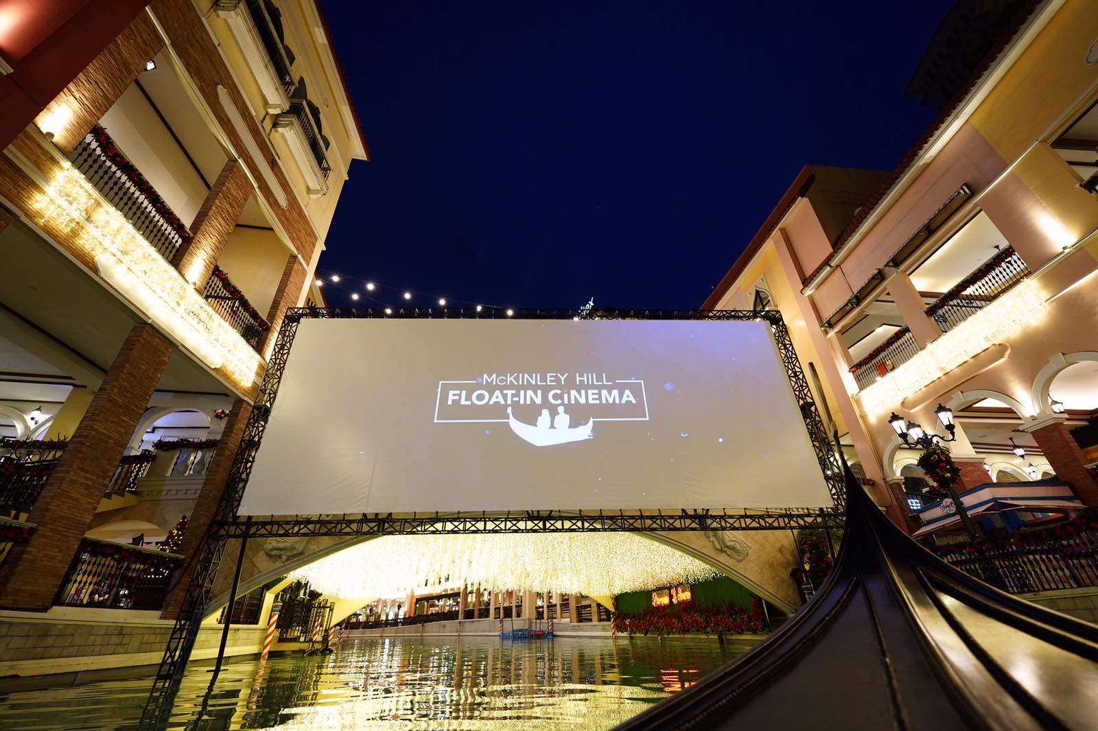 PH’s 1st and Only Float-in Cinema opens in Venice Grand Canal, McKinley Hill, Taguig City, National Capital Region, Philippines