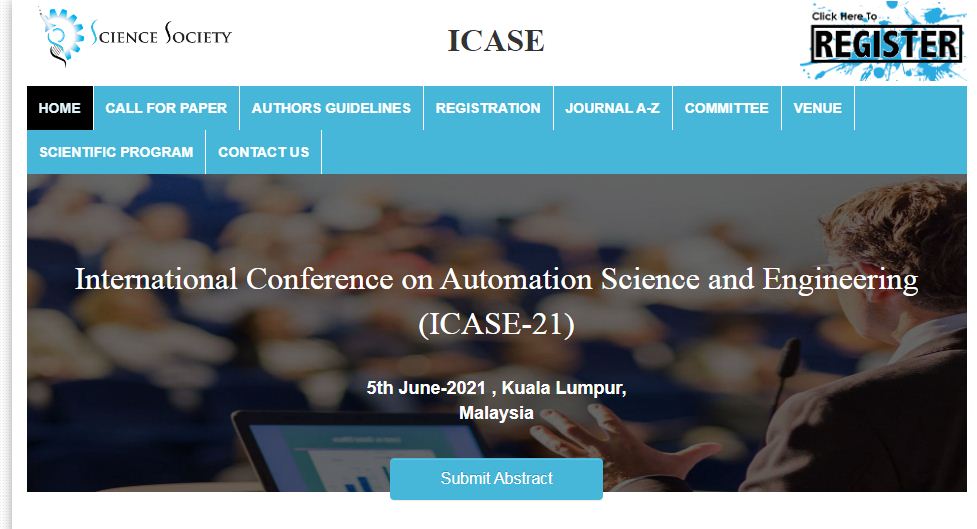 International Conference on Automation Science and Engineering, Kuala Lumpur,Malaysia,Kuala Lumpur,Malaysia