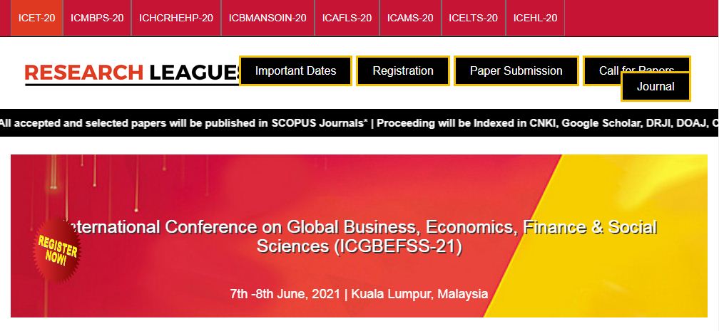 International Conference on Global Business, Economics, Finance & Social Sciences, Kuala Lumpur,Malaysia,Kuala Lumpur,Malaysia