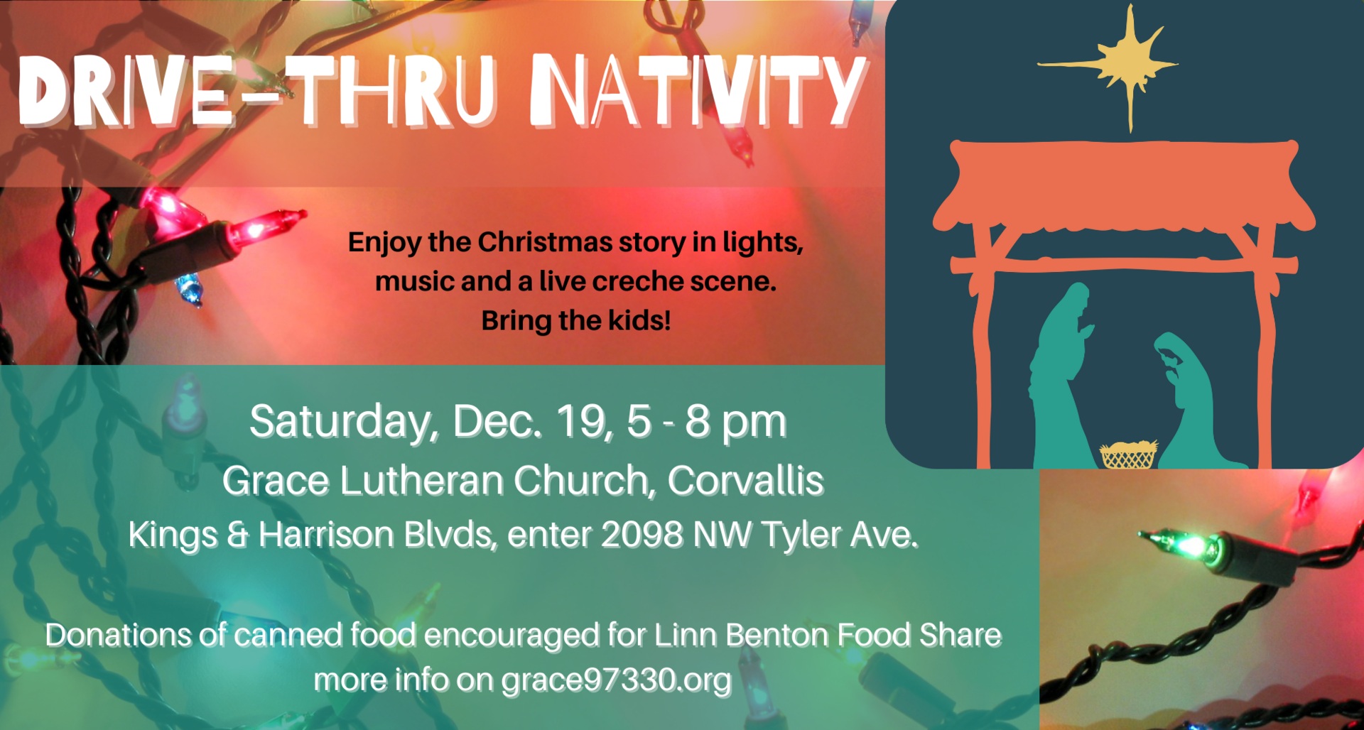 Drive-by Nativity Event, Corvallis, Oregon, United States