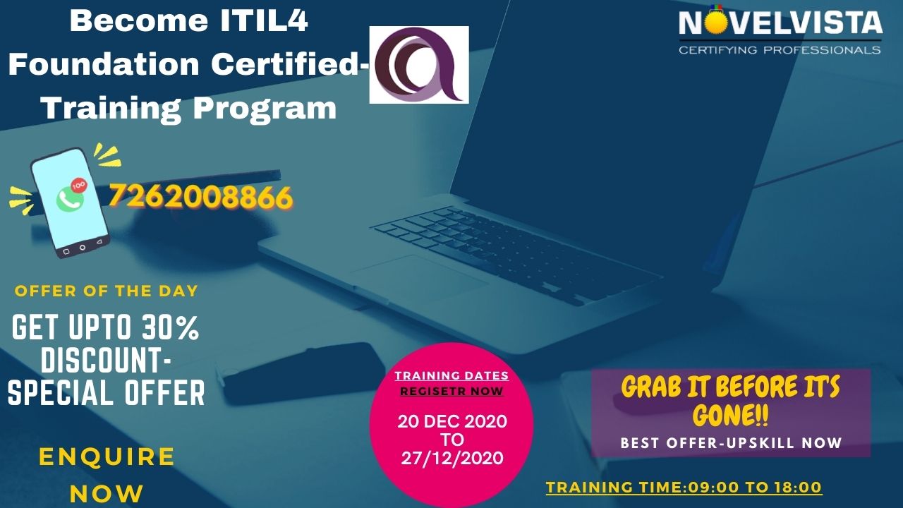 ITIL 4 Foundation Training & Certification-Get Upto 30% Discount-Call Now, Pune, Maharashtra, India