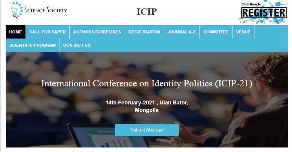 International Conference on Identity Politics, Ulan Bator, Mongolia,Ulaanbaatar,Mongolia