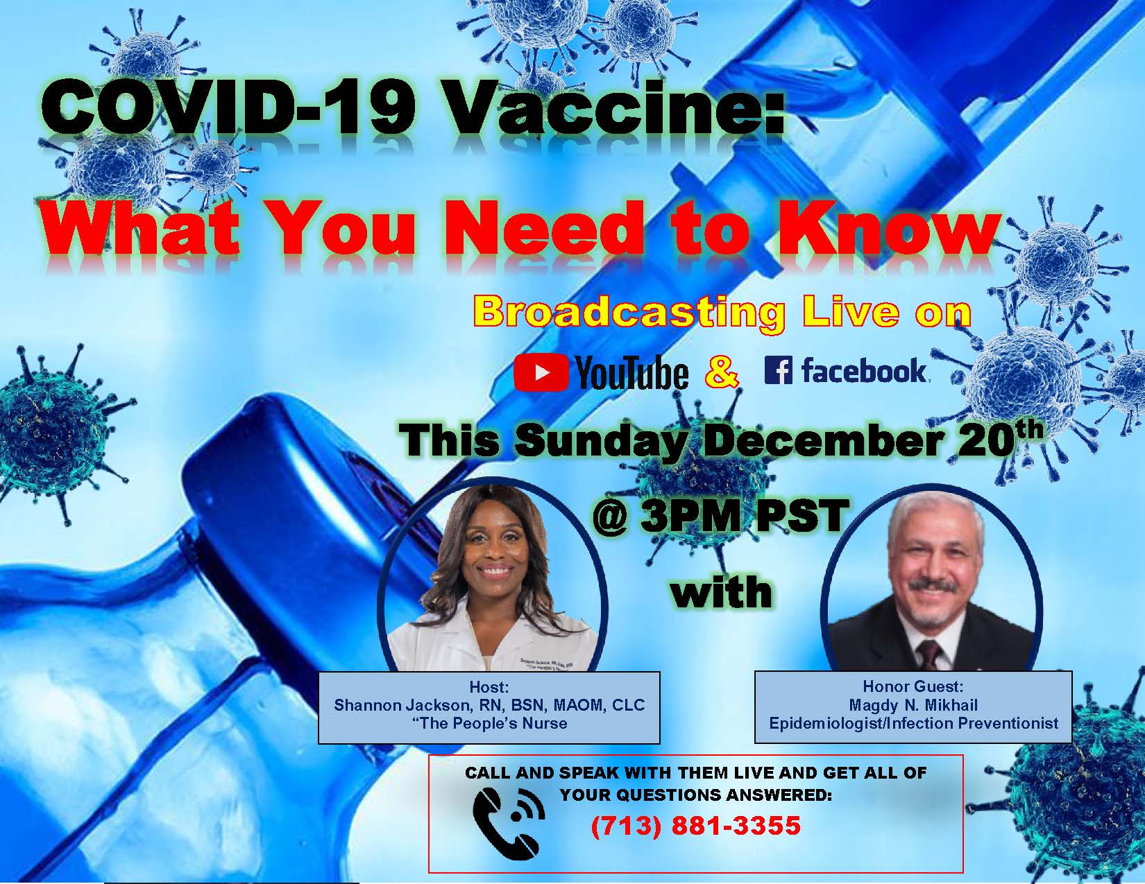 Living Your Life Without Limits - COVID-19 Vaccine, Los Angeles, California, United States