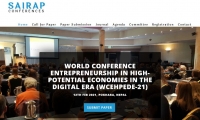 WORLD CONFERENCE ENTREPRENEURSHIP IN HIGH-POTENTIAL ECONOMIES IN THE DIGITAL ERA