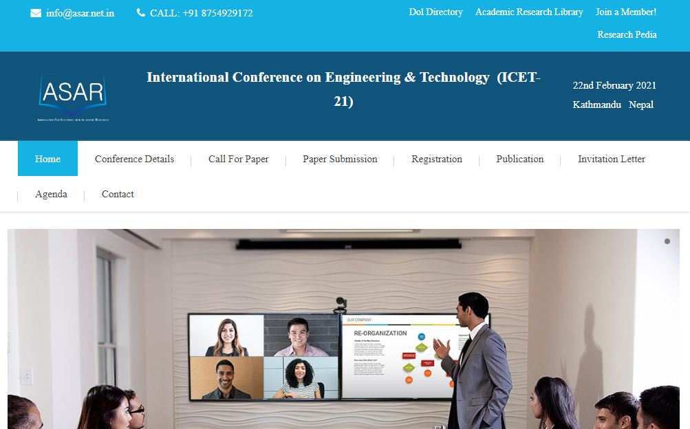International Conference on Engineering & Technology, Kathmandu Nepal, Nepal