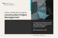 Online Construction Project Management Certification Program