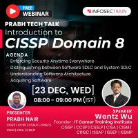 LIVE WEBINAR Introduction to CISSP Domain 8: Software Development Security