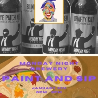 Rappers Paint and Sip w/ Sarah Paints Rappers @ Monday Night Garage
