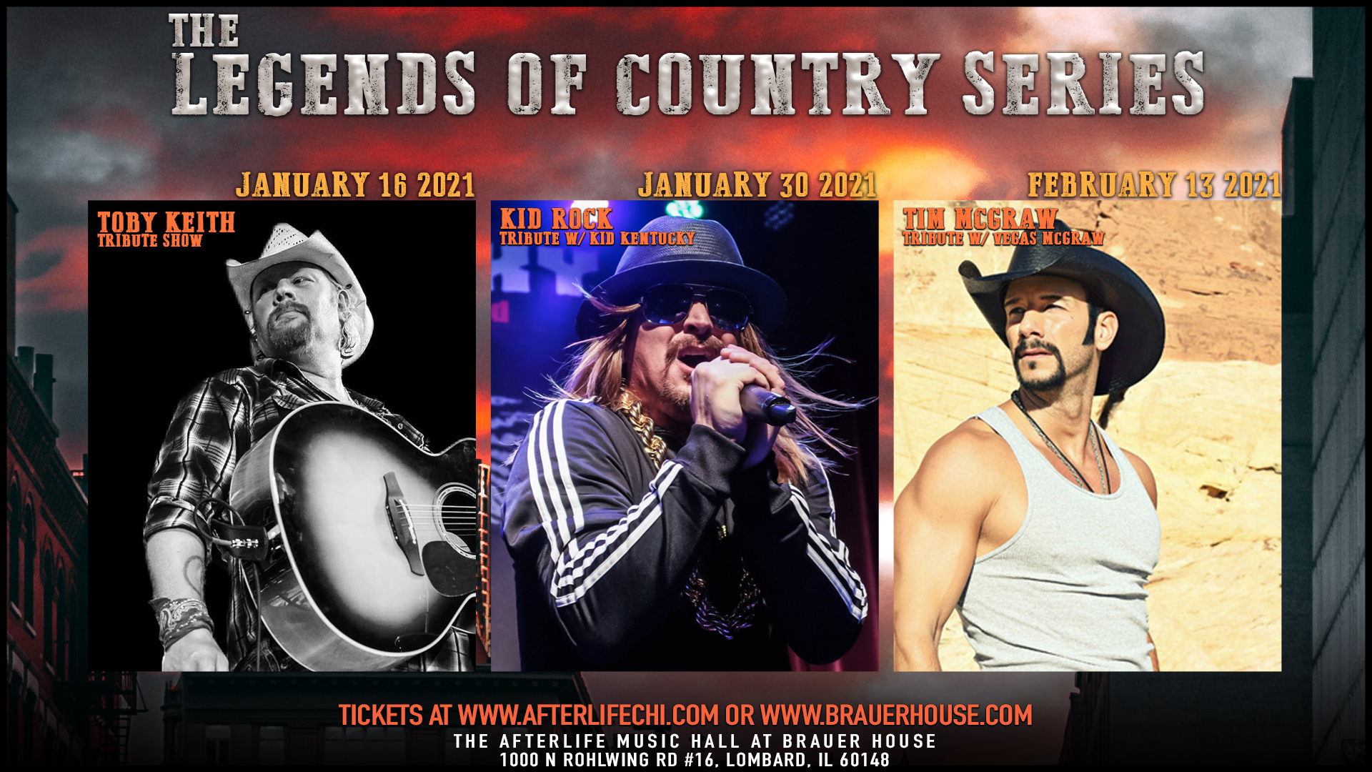 Toby Keith Tribute Live show and Live Stream Concert, Lombard, Illinois, United States
