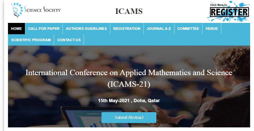 International Conference on Applied Mathematics and Science, Doha, Qatar,Doha,Qatar